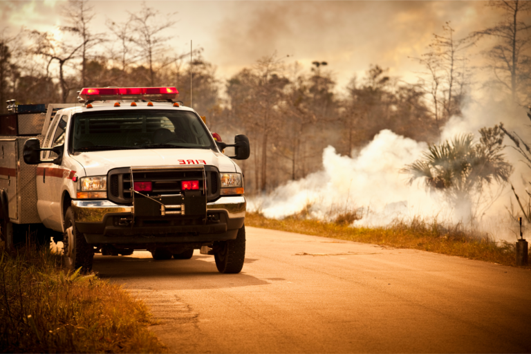 Fire Truck Suspension Helps Fight Wildfires - LiquidSpring LLC
