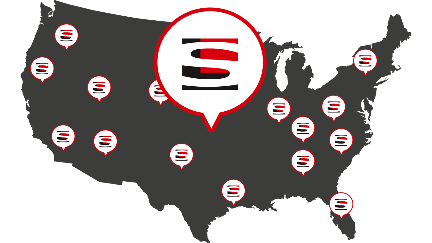Map of all dealers