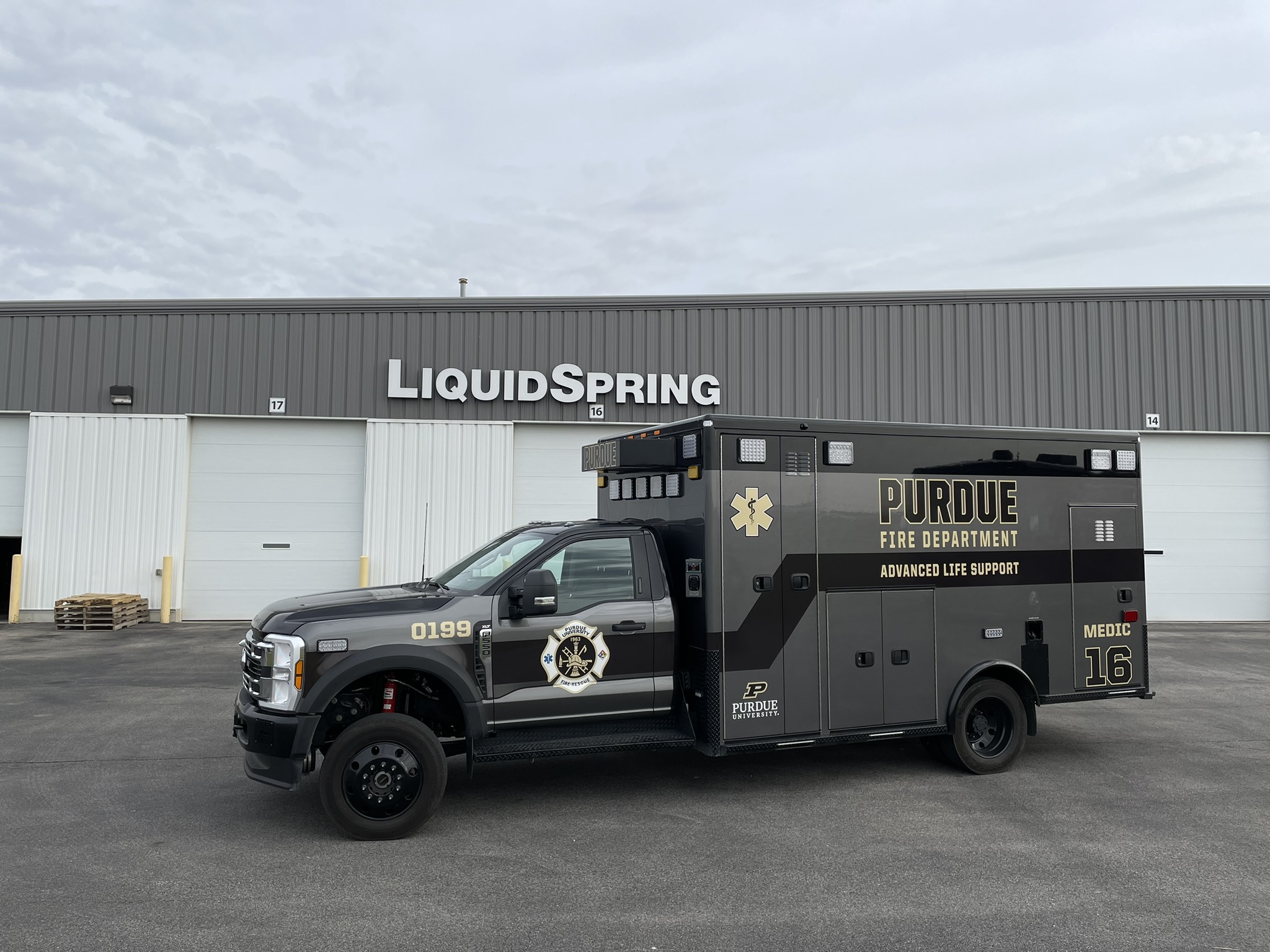 emergency vehicle suspension